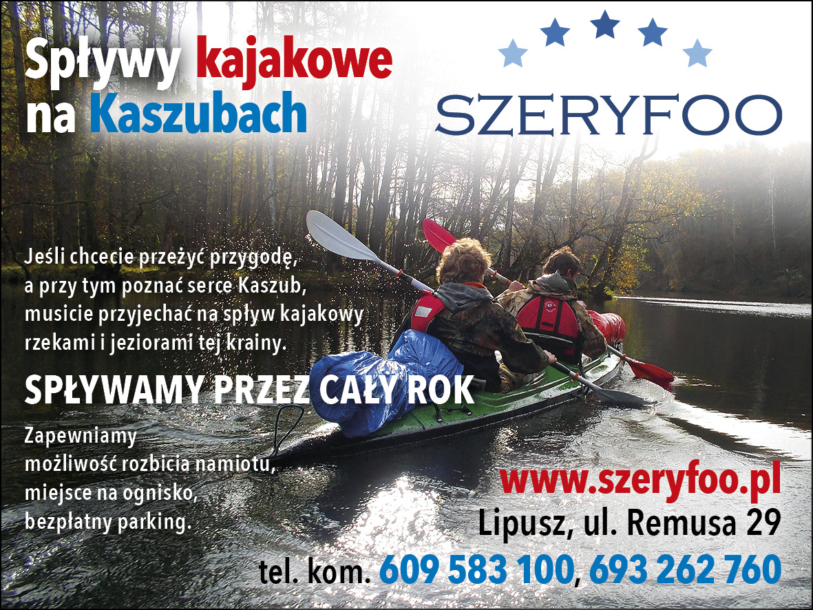 SZERYFOO Spływy Kajakowe Artur Ebertowski