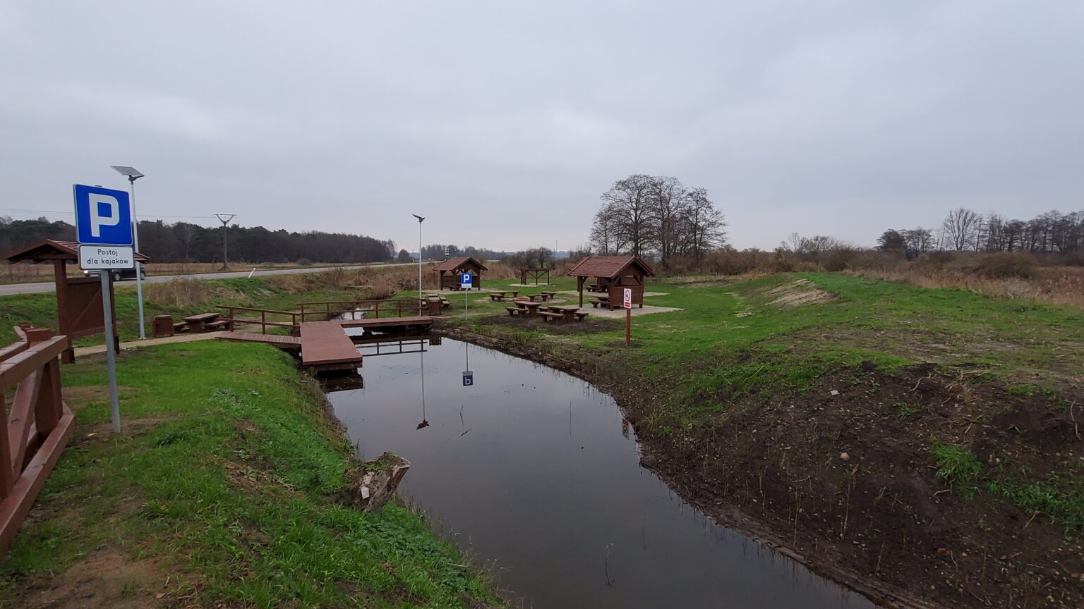 Przystań kajakowa w Poraju