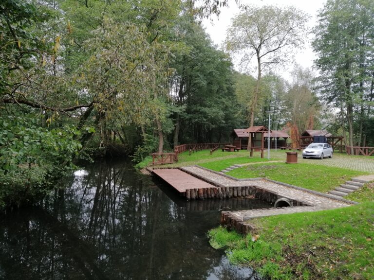 Przystań kajakowa w Bożympolu Wielkim